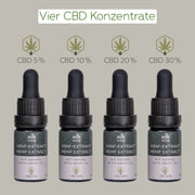 Hanf-Extrakt mit Hanföl, CBD 5%, 10%, 20%, 30%