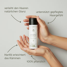 Haarserum mit Hanfsamenöl, Pflege für Haar und Kopfhaut