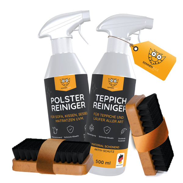 Sonneneule Polster- & Teppich-Reinigungs-Set — Tiefenreine Frische für Textilien